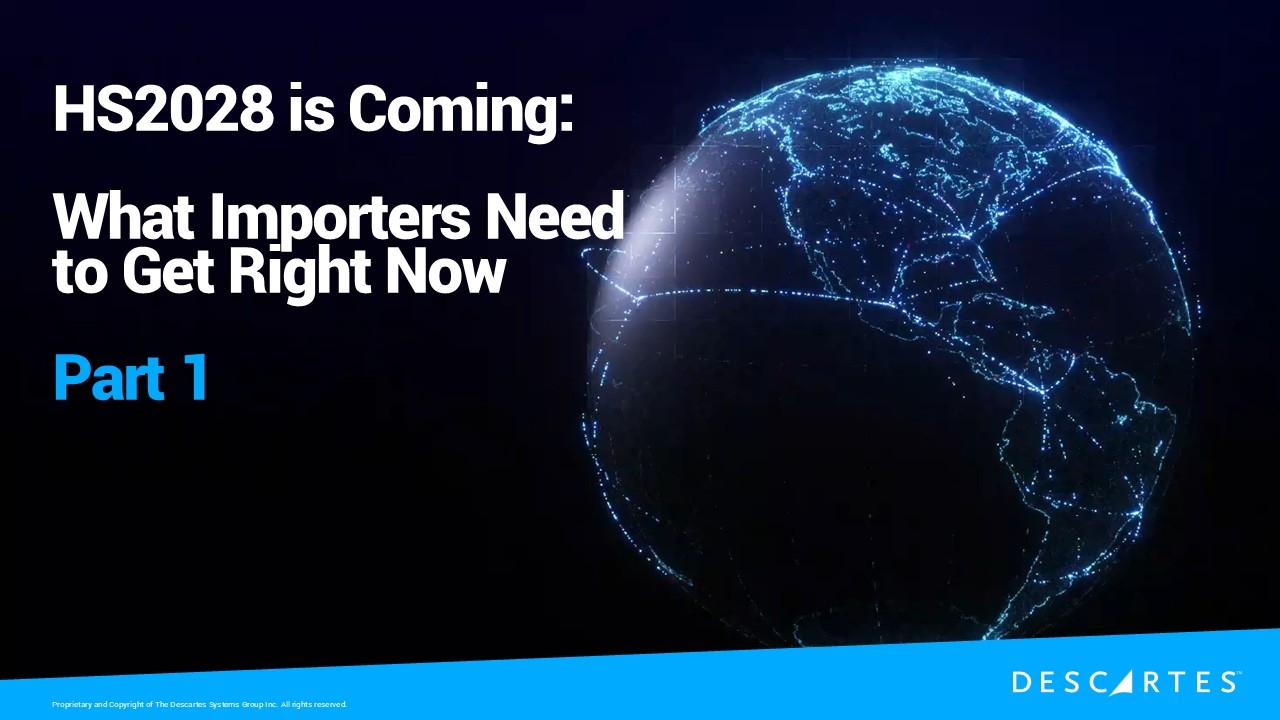 HS2028 Is Coming What Importers Need to Get Right Now Pt 1