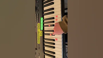 Giorno’s thema on piano easy