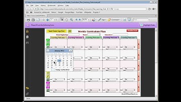 Part 6: EYLF Curriculum Plan: Overview on Completing Other Templates and Formats - Online EYLF Tools
