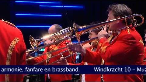 Windkracht 10 - Promo BravaNL, blaasmuziek op TV