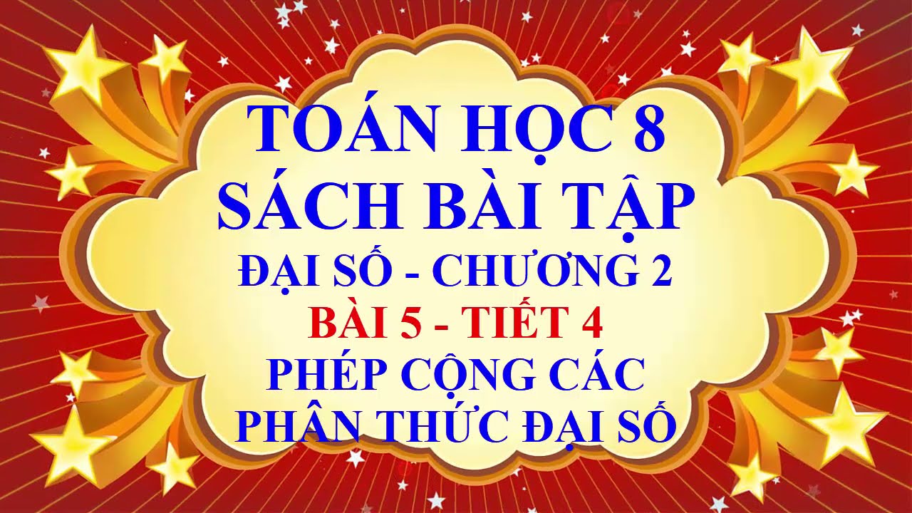 Toán học lớp 8 - Sách bài tập - Đại số -Chương 2 - Bài... - youtube