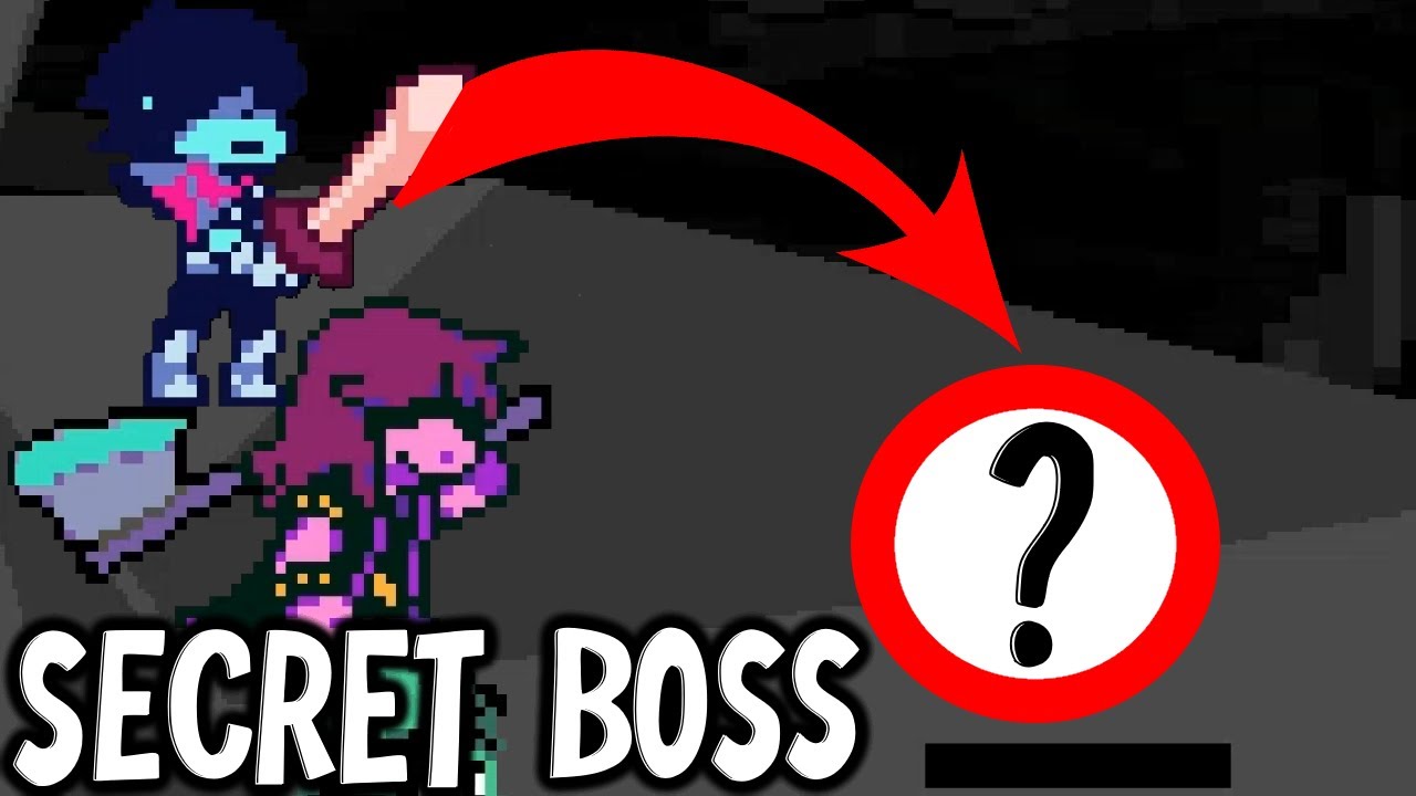 DELTARUNE CHAPTER 3 SECRET BOSS LEAK - YouTube