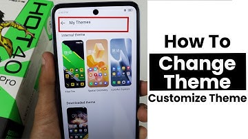 How to Change Theme In Infinix Hot 40 Pro| Customize Theme