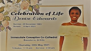 Celebrating the life of Denise Edwards LIVE!