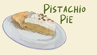 Pistachio Pie Recipe - make your friends green with envy with this green pie