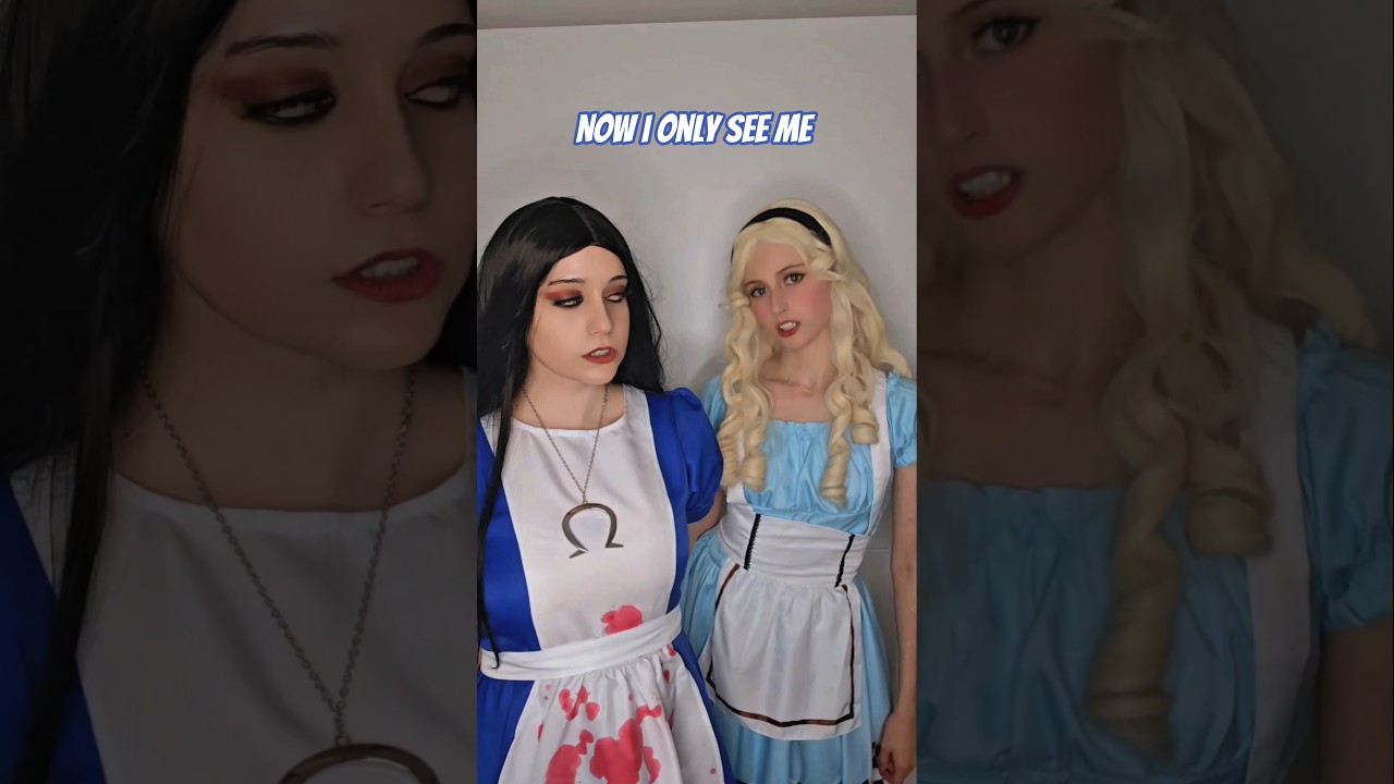 Now I only see me | Alice Liddell & Alice @shinigamisara #cosplay #shorts #alice