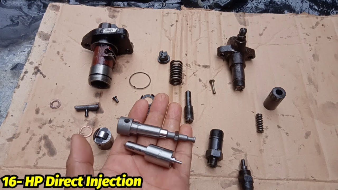 💡install Plunger and Nozzel 16 HP Direct Injection Very easy YouTube