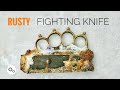 Old Hand-Made Fighting Knife Restoration| 15 MIN RESTORATION