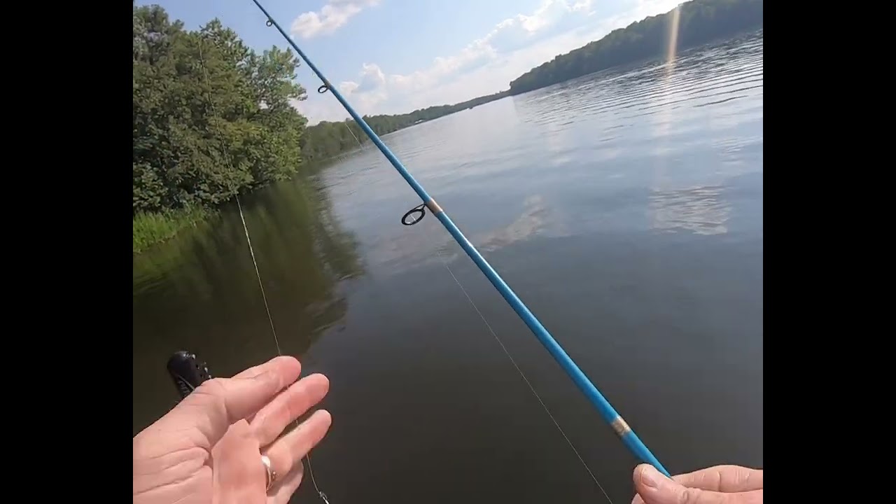 Lay Lake Bass Fishing July 2023 – Slow Day & Camera Mount Experiments