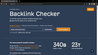 How to Use Backlink Checker on Ahrefs Free SEO Tools | Ahrefs | Pearl Lemon #ahrefs #backlinking