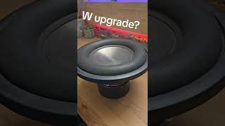 W upgrade? #bass #speaker #fyp #fypシ #subwoofer #upgrade