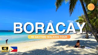 Boracay, Philippines 4K Station 1,2,3 Daytime Walking Tour