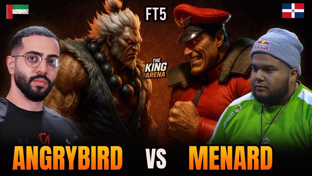 🔥 FT5 ▰ ANGRYBIRD (Akuma) vs MENARD (M.bison) ▰ Street Fighter 6 | High-Level Set 🔥