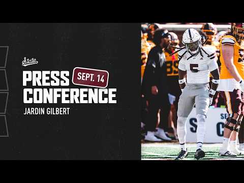 FOOTBALL | Jardin Gilbert Press Conference - 9/14/26