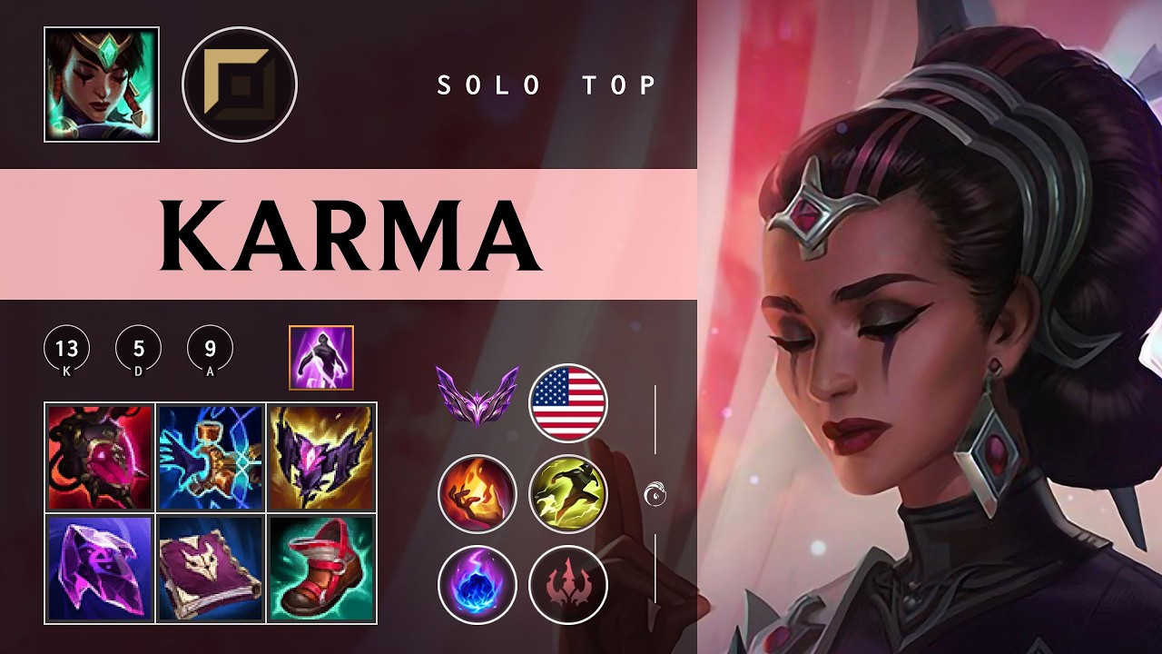 Karma Top vs Shaco - NA Master Patch 26.03