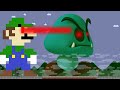 8BIT-ANI: God Mode Luigi vs the Giant Zombie Goomba Maze