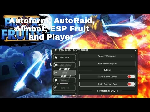 Mobile Blox Fruit [ZEN HUB] Script🔥 Autofarm | AutoRaid | Aimbot | ESP ...