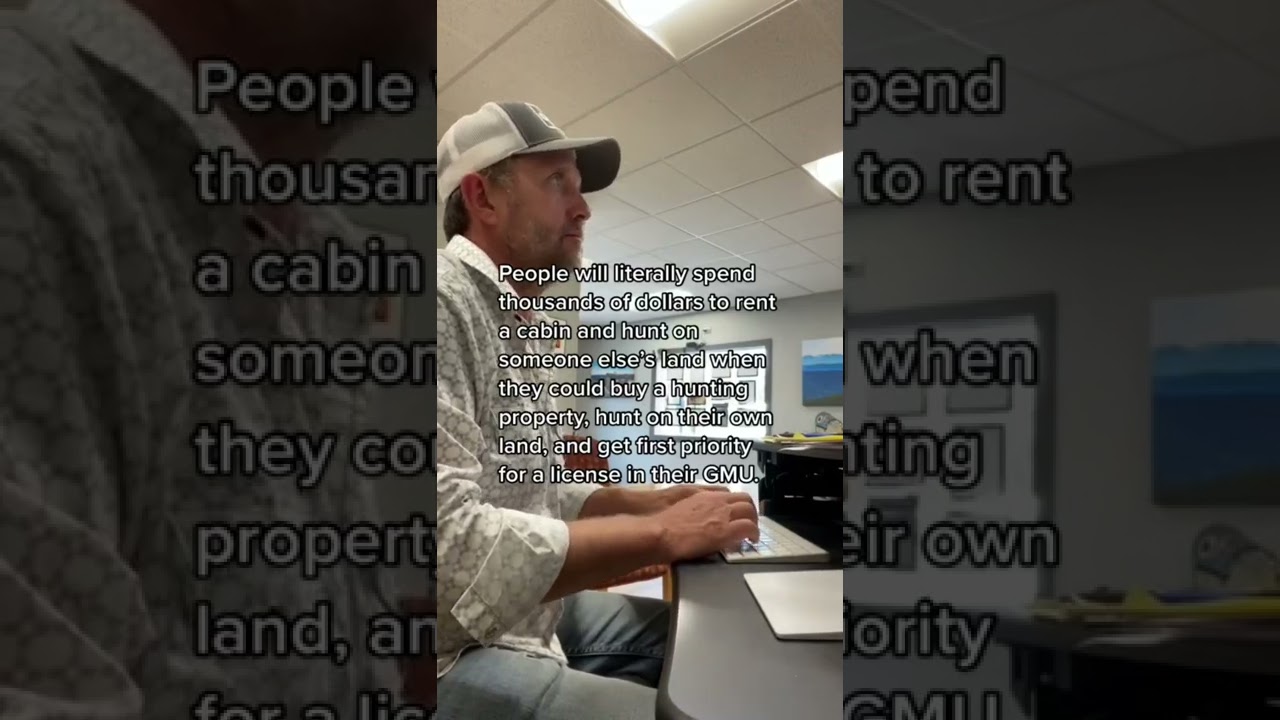 You should buy hunting property in Western Colorado