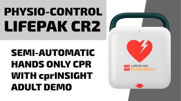 Physio-Control LIFEPAK CR2 AED - Semi-Automatic Hands Only CPR with cprINSIGHT Demo