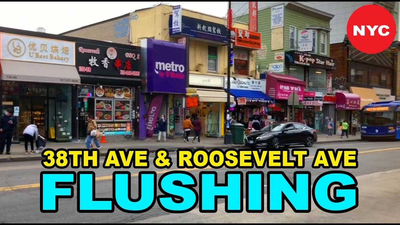 Life in NYC｜Flushing between Main Street and Parsons Blvd, and 38th Ave