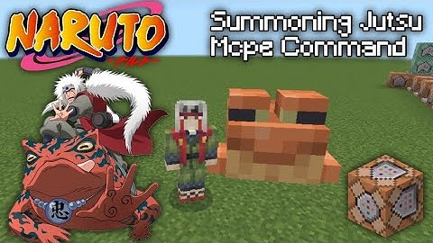 [Summoning Jutsu] Naruto Mcpe Command Tutorial
