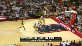 LeBron James throws down a powerful dunk Showing Off for the President