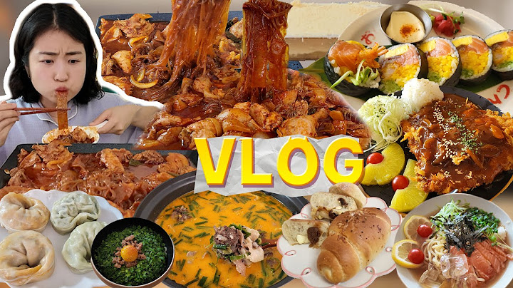 위장폭행 가보쟈구 🐷 밥 먹고 디저트 먹고 🐖 엽기닭도리탕, 순대국밥, 연어냉소바, 회김밥 후토마끼, 이디야 고구마케이크, 먹방 브이로그 Mukbang Vlog