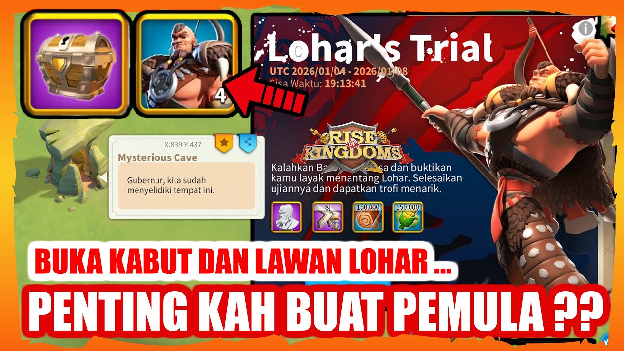 PENTINGKAH BUKA KABUT DAN LOHAR TRIAL BAGI PEMULA RISE OF KINGDOMS ??