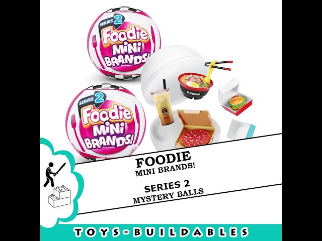 S2 Mystery Single Pack Foodie – Figurine Surprise + Carte à Collectionner + Récipient Fun !