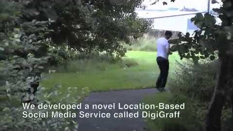 Studying Digital Graffiti as a Location-Based Social Network