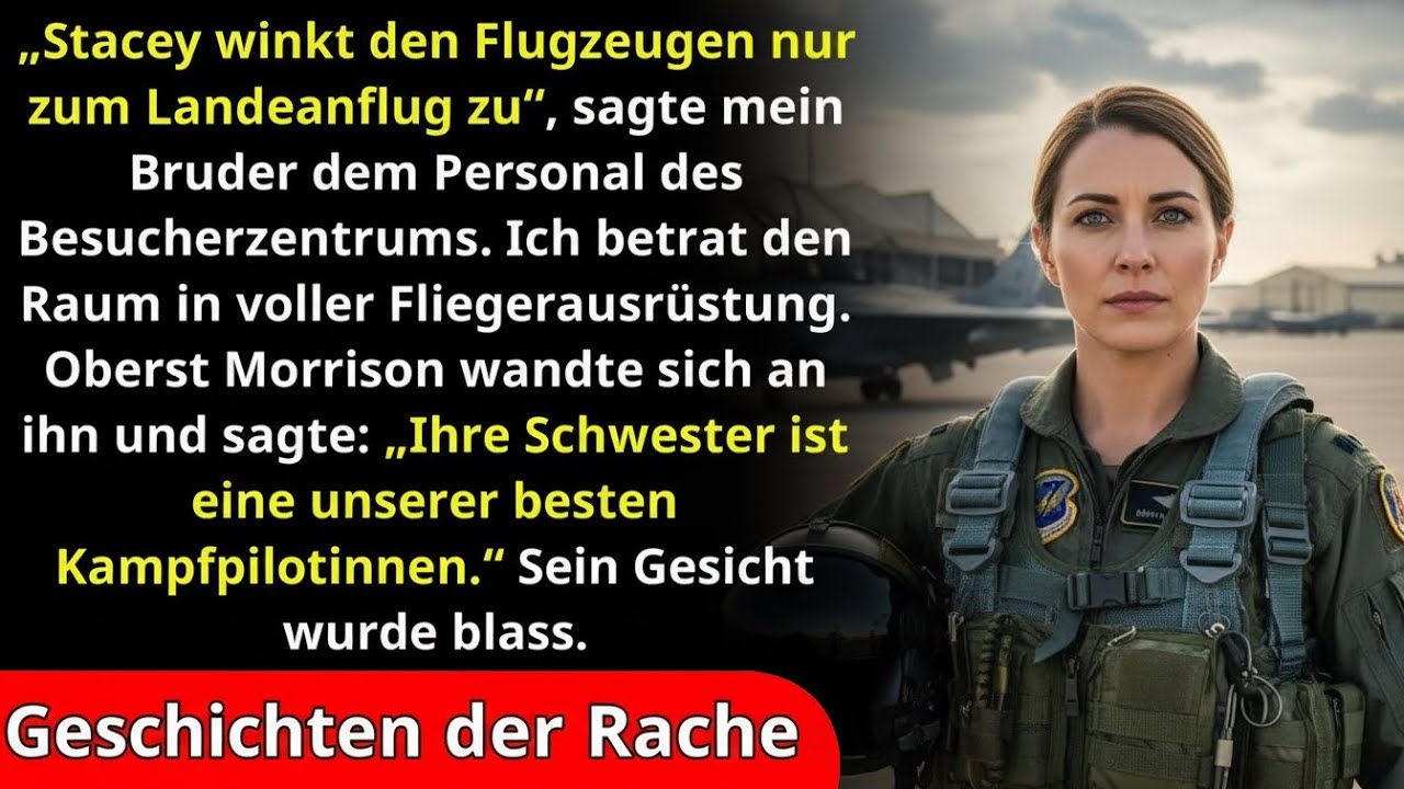 „Stacey winkt nur Flugzeugen zur Landung zu“, sagte mein Bruder – doch dann ging ich selbst hin