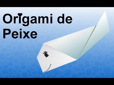 Como fazer origami de Peixe