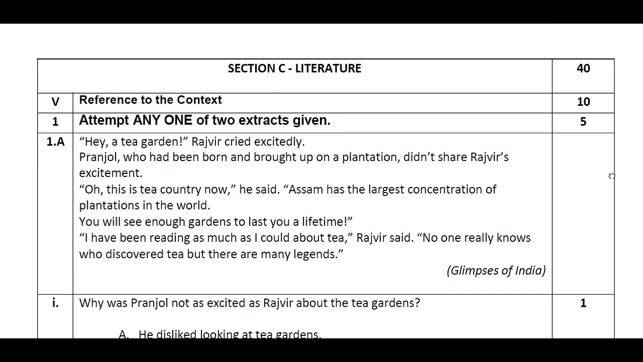 class 10th english sample paper 2023 final exam // eSmart Classes YouTube