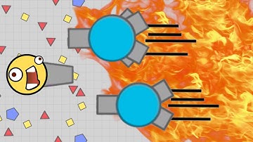 WORLDS FASTEST TANK EVER! - Diep.io Game Booster Vs Tri-Angle Gameplay! MAX LEVEL TANK!