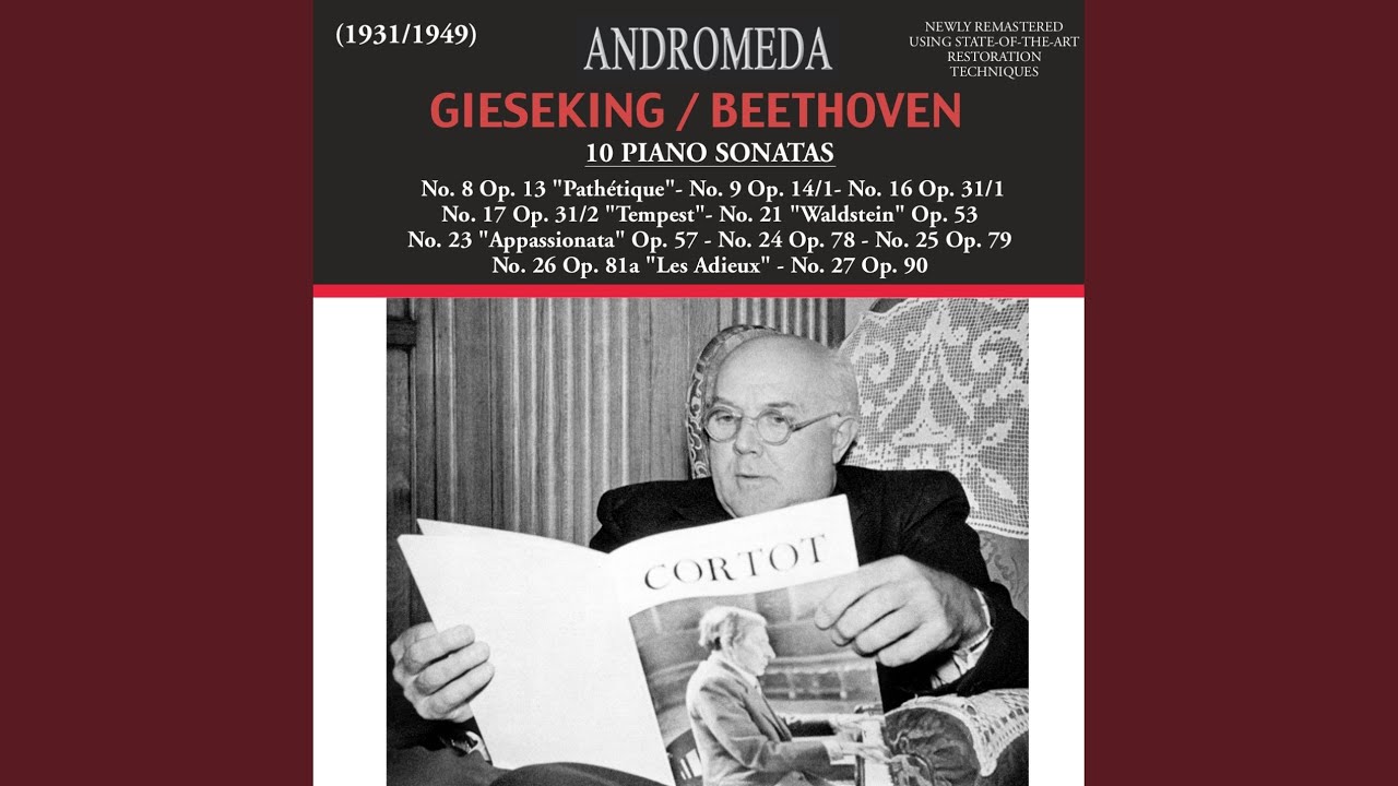 在 YouTube 上观看 Piano Sonata No. 17 in D Minor, Op. 31 No. 2 "Tempest": II. Adagio