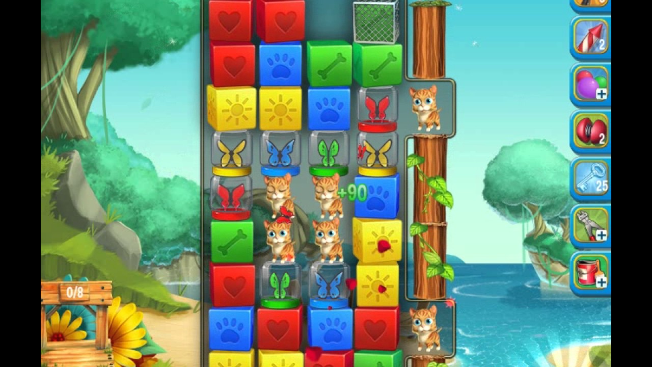 Pet Rescue Saga, Pet Island, 6th March 2017, level 2 😈 ►TOBIAS DEAMON◄