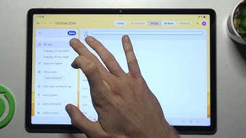 How to Add Event to Calendar in LENOVO Tab P12