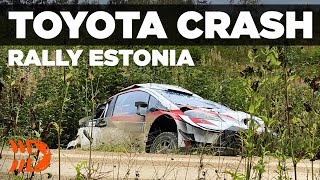 Katsuta Crash [Toyota Gazoo] - WRC Rally Estonia 2020