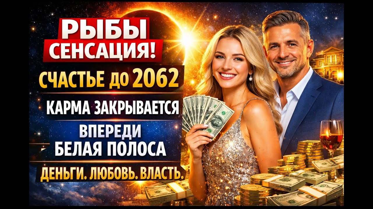 Рыбы! ПРАВОСУДИЕ КАРМЫ. Враги бегут. Вам новая жизнь: деньги, любовь, удача на 36 лет