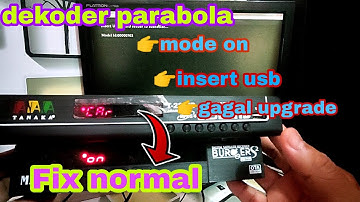 tanaka metal t22 k5s | matrix S2 k5s || mode on,gagal upgrade,insert usb card || Fix normal cara ini