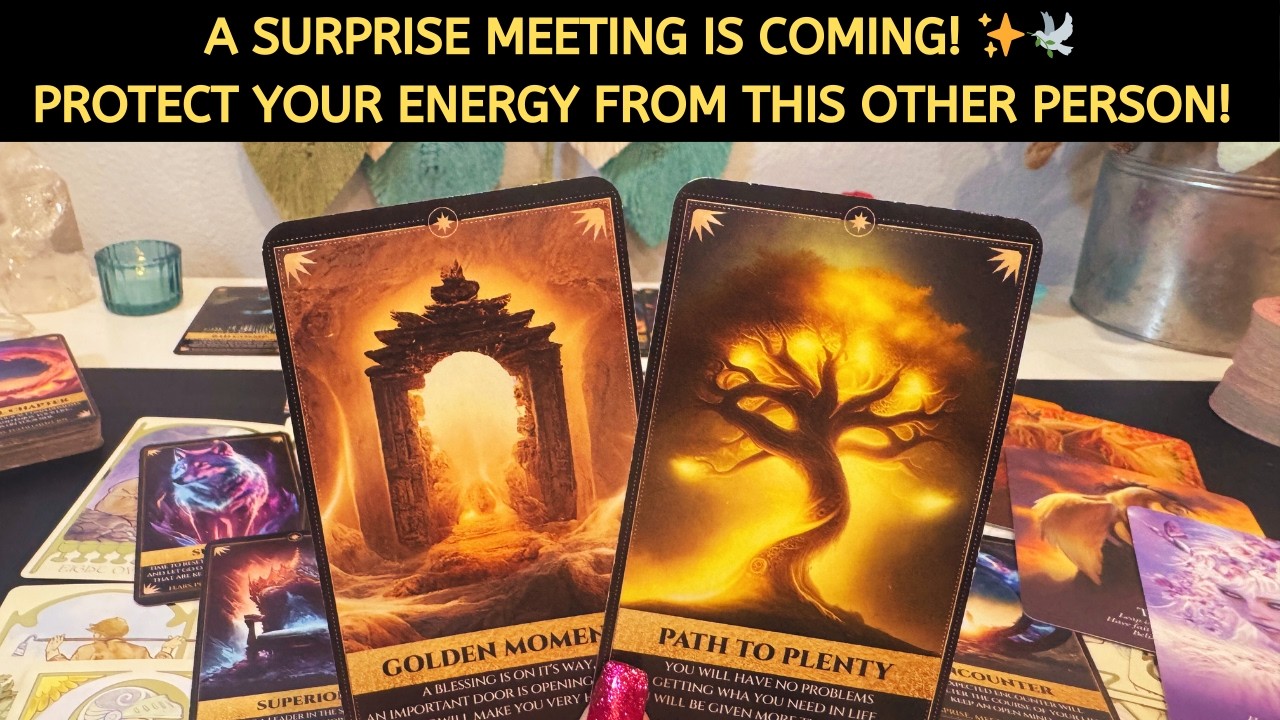 A Surprise Meeting Is Coming! Protect Your Energy from This Other Person! It's About You! Tarot Love