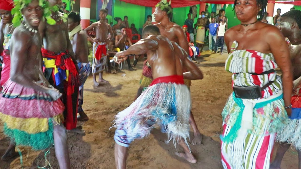 Heavy Drumming And Dancing After Freemani Korku Gagba Was Home.