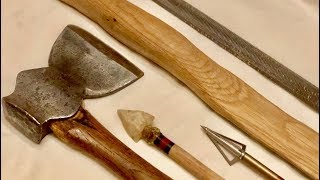 HOW TO MAKE A BOW WITH SIMPLE TOOLS woodworking video by Chop With Chris shows step by step how to make a primitive 