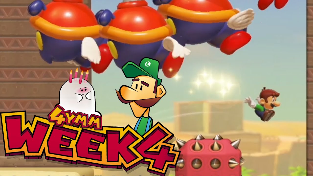 INVADING A PICNIC in This Fast-Paced Mario Maker 2 Level — 4YMM Week 4