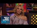 Eva marcille and shannon beadors chat at andy cohens shower  rhoa and rhoc  wwhl