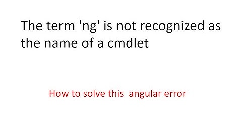 angular#001 The term 