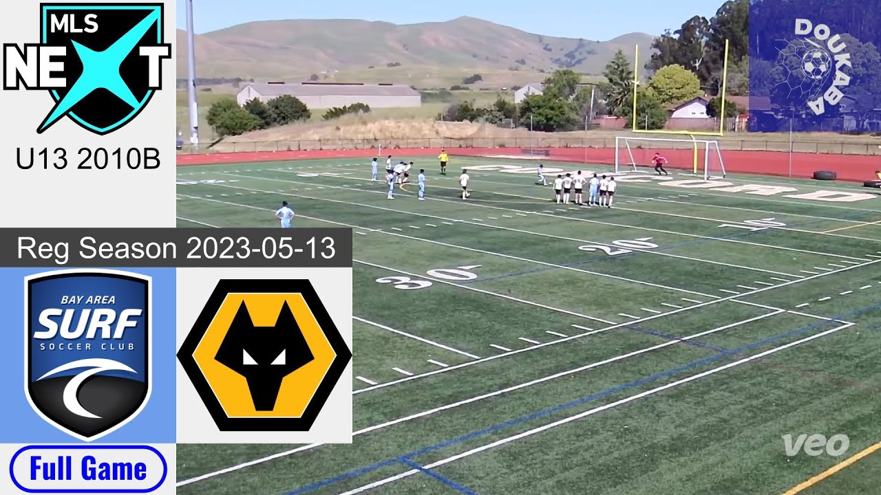 Bay Area Surf 10B 13 Diablo Valley Wolves 10B MLS Next U13 202305