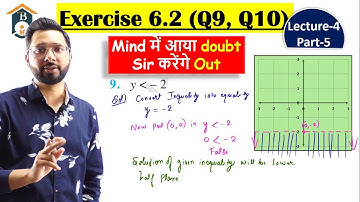 Exercise 6.2 class 11 question 9 and question 10 | Chapter - 6 Linear Inequalities | by CA Devinder