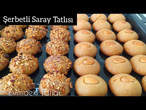 ŞERBETLİ SARAY TATLISI TARİFİ🔝 PRATİK ŞERBETLİ TATLI TARİFİ ✅ KOLAY ŞERBETLİ TATLI NASIL YAPILIR