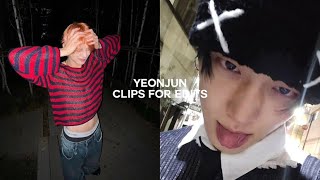 Yeonjun clips for edits #3